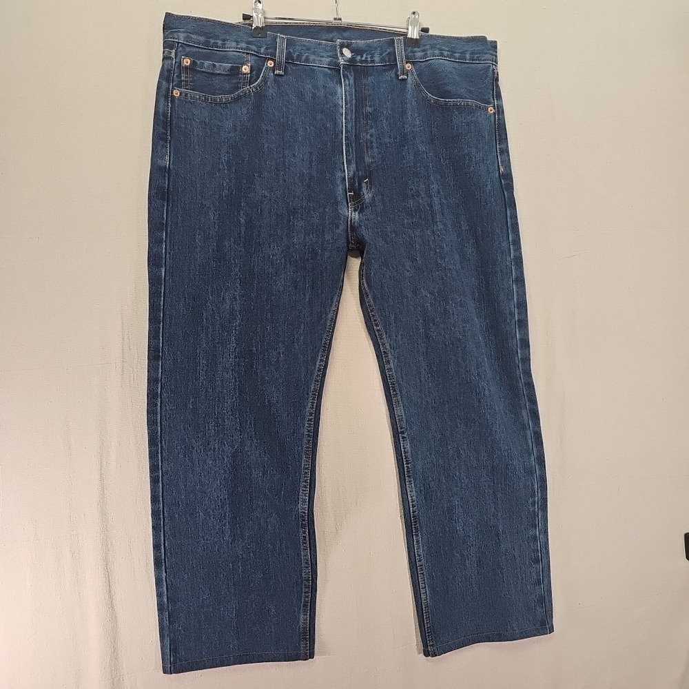Levi's 505 Jeans Men's 40x30 (FIT 40x27) Regular Fit Straight Leg Blue Denim